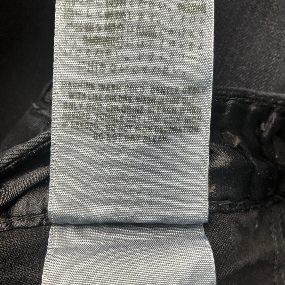 Guess Jeans 5-Pocket Black Washed Denim Skirt Size 26 - Picture 10 of 12